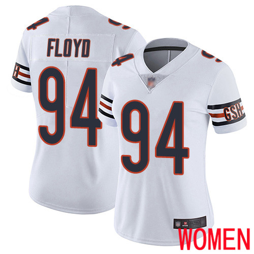 Chicago Bears Limited White Women Leonard Floyd Road Jersey NFL Football #94 Vapor Untouchable